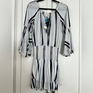 Surf Gypsy Stripped dress NWT Size M